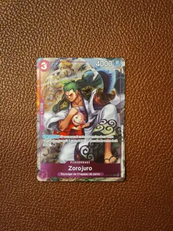 One Piece Zoro-Juurou OP05-067 RARE FRENCH PROMO 1st Anniversary - Image 1