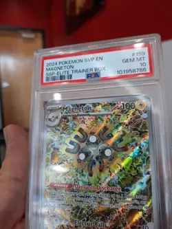 Magneton Psa 10 Gem Mint Surging Sparks Elite Trainer Box Promo 159 Svp En 2024 - Image 5