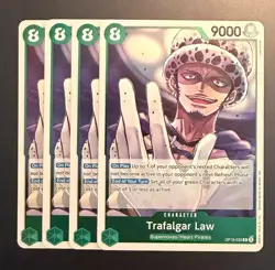One Piece TCG - Trafalgar Law OP16-030 R Foil Playset (x4) - Image 1
