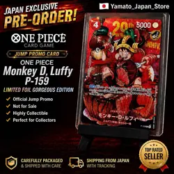 ONE PIECE Card Monkey D Luffy PROMO P-159 gorgeous foil limited 2026 Japanese - Image 1