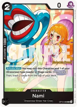 Nami (Pre-Release Stamp) OP10-088 Uncommon One Piece Card - Image 1
