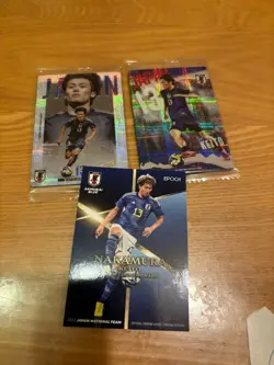 Soccer Japan National Team Twin Wafer Puccho Card Keito Nakamura Trading Card - Image 1