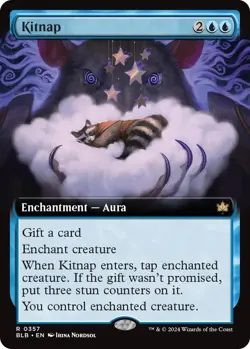 Kitnap (Extended Art) Bloomburrow Regular Foil mtg - Image 1