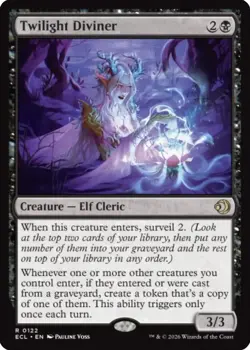 Twilight Diviner 122 Lorwyn Eclipsed Magic NM - Image 1