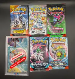 Pokemon Mystery Bag-1 PSA/TAG Slab 10/9/8 +5 Sealed Booster Packs-Limited to 16 - Image 2