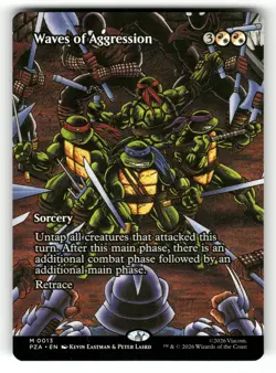 Waves of Aggression (Borderless) 13 Teenage Mutant Ninja Turtles Source Material - Image 1