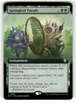 Springleaf Parade (Extended Art) 39 Commander: Lorwyn Eclipsed NM - Image 1