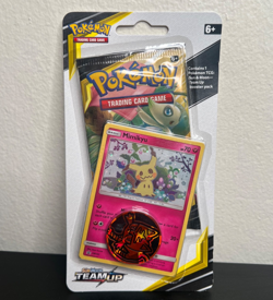 Pokemon Team Up Checklane Blister Pack Mimikyu SM163 Celebi Art - Factory Sealed - Image 1