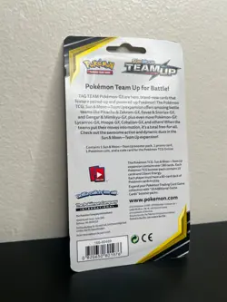 Pokemon Team Up Checklane Blister Pack Mimikyu SM163 Celebi Art - Factory Sealed - Image 5