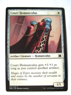MTG Court Homunculus Modern Masters 2015 Common Light Play!! - Image 1