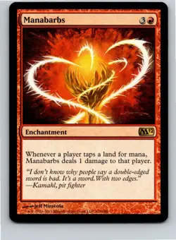 Magic the Gathering Manabarbs Magic 2012 (M12) MTG Free Shipping! - Image 1