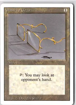 Glasses of Urza Uncommon Revised Edition Magic: The Gathering Near Mint - Image 1