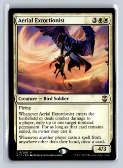 Aerial Extortionist 11 Commander: Streets of New Capenna Magic: The Gathering NM - Image 1