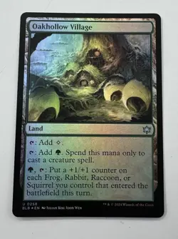 MTG Card Oakhollow Village Foil 0258 Bloomburrow BLB NM SEE PICS Magic U - Image 1