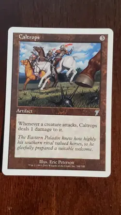 Caltrops Seventh Edition 7th EX/LP #288 MTG Magic the Gathering Uncommon - Image 3