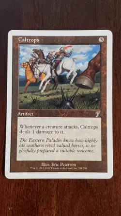 Caltrops Seventh Edition 7th EX/LP #288 MTG Magic the Gathering Uncommon - Image 5