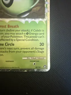 Pokemon TCG Celebi Prime Ultra Rare Holo Triumphant 2010 92/102 - Image 4