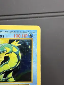 MP | Pokemon TCG Gyarados 006/102 Base Set (Shadowless) Holo Rare Vintage 1999 - Image 3