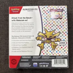 Pokemon TCG: Scarlet & Violet-151 Collection-Alakazam ex NEW SEALED - Image 2
