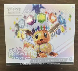 Pokemon TCG Prismatic Evolutions ETB Elite Trainer Box - Factory Sealed - Image 1