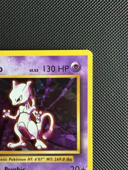 Pokemon TCG Mewtwo 51/108 Evolutions Holo Rare English 130 HP Basic 2016 - Image 3