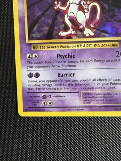 Pokemon TCG Mewtwo 51/108 Evolutions Holo Rare English 130 HP Basic 2016 - Image 5
