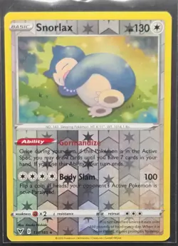 Snorlax 131/185 Vivid Voltage Reverse Holo Pokemon 2020 - Image 1