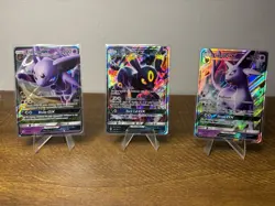 Pokemon Umbreon & Espeon GX 3 Card Lot - MP/HP - See Photos - Image 1