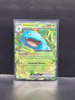 Venusaur ex 003/165 Sv: Scarlet & Violet 151 Holo Pokemon NM - Image 1