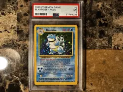 1999 POKEMON BASE SET UNLIMITED#2 BLASTOISE-HOLO PSA 7 - Image 1