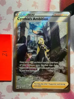Pokemon TCG Cynthia's Ambition GG60/GG70 Galarian Gallery Rare Holo NM - Image 1