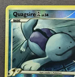 LP Quagsire GL 76/111 Reverse Holo Rising Rivals Authentic Pokemon Card - Image 3