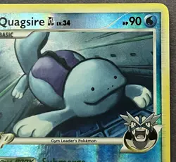 LP Quagsire GL 76/111 Reverse Holo Rising Rivals Authentic Pokemon Card - Image 4