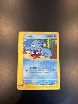 2002 Pokemon, Aquapolis, #84/147 Horsea, Common HP - Image 1