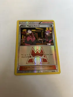 Team Magma Admin 29/34 Double Crisis Reverse Holo pokemon cards TCG - Image 1