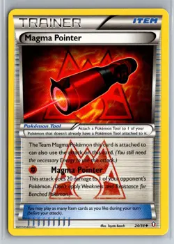 Magma Pointer 24/34 Uncommon Double Crisis Pokemon Near Mint - Image 1