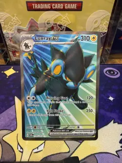 Pokemon TCG Luxray EX Twilight Masquerade Ultra Rare Full Art Card 195/167 - Image 1