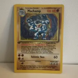 The Pokemon Company Machamp 8/102 Deck Exclusives 1st Edition Holo English HP100 - Image 1