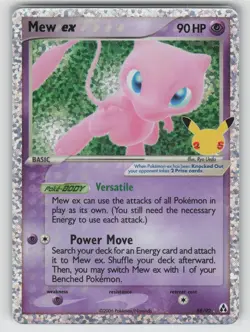Mew ex 88/92 Classic Collection Celebrations: Classic Collection Pokemon Holo NM - Image 1