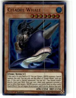Yu-Gi-Oh! - Citadel Whale - LEDU-EN016 - Ultra Rare - 1st Ed - NM - Image 1