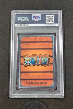 2003 Japanese One Piece CCG Proud To Be A Pirate W45 PSA 8 NM-MT Straw Hat Flag - Image 2