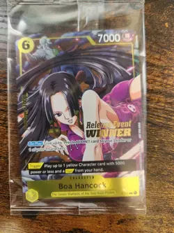 Boa Hancock P-115 OP15 Release Event Winner Promo One Piece English Sealed - Image 1