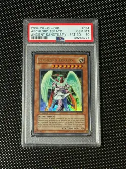 YUGIOH PSA 10 2004 Archlord Zerato AST-034 Ultra Rare 1st Edition *8771 - Image 1