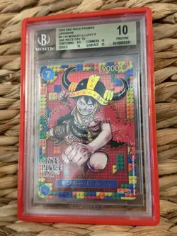 2025 One Piece Promo Japanese Monkey D Luffy PCC One Piece Day BGS 10 PRISTINE - Image 1