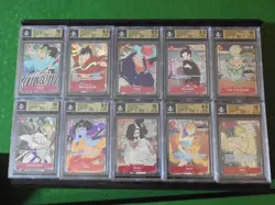 ONE PIECE ENG 1st Anniversary Complete Set (x10) BGS GEM MINT/PRISTINE (1) - Image 1