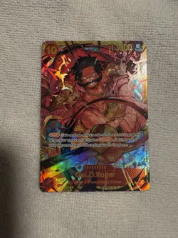 Gol D Roger OP09-118 SEC Secret Rare Emperors In The New World One Piece (3) - Image 1