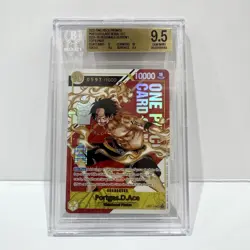 BGS 9.5 PSA 10 Portgas D Ace OP07-119 Serialised Serial - Graded One Piece Card - Image 1