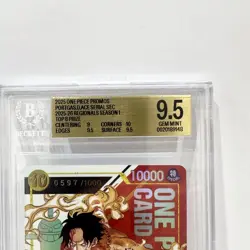 BGS 9.5 PSA 10 Portgas D Ace OP07-119 Serialised Serial - Graded One Piece Card - Image 2