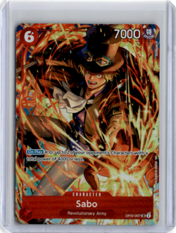 One Piece Illustration Box Vol. 5 Sabo OP05-007 Alternate Alt Art Promo NM - Image 1
