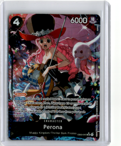One Piece TCG ENGLISH Perona EB03-045 Alternate ALT ART Heroine’s Edition SR - Image 1